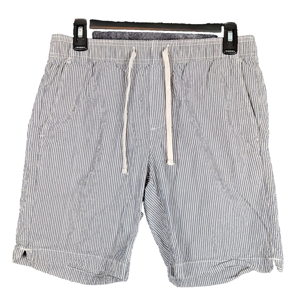 Banana‎ Republic Men's Seersucker 8" Easy Short Small